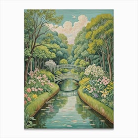 Bridges In The Garden Canvas Print