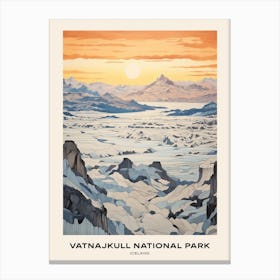 Vatnajkull National Park Iceland 3 Poster Canvas Print