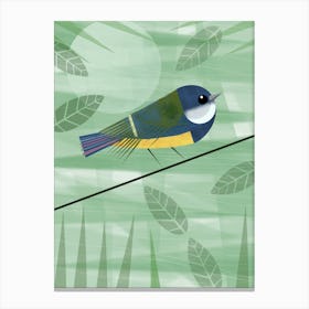 Bird on a Wire Canvas Print