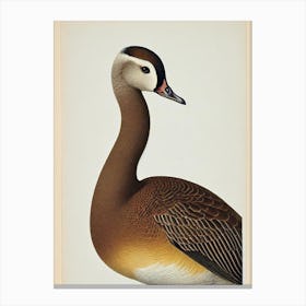 Goose James Audubon Vintage Style Bird Canvas Print