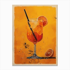 Aperol Spritz Art Print 441 Canvas Print