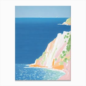 Cala Goloritzé, Sardinia, Italy Modern Colourful Canvas Print