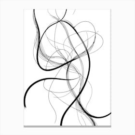 Flux Schnell Highcontrast Detailed Abstract Line Art With Deli 0 Lienzo