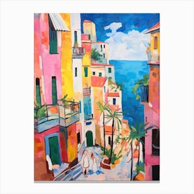 Naples Italy 1 Fauvist Painting Canvas Print