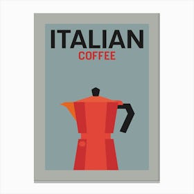 Bialetti Coffee Poster Mid Century Modern Wall Art Italian Coffee Print Espresso Poster Retro Home Bialetti Poster Canvas Print