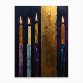 Three Candles 1 Canvas Print