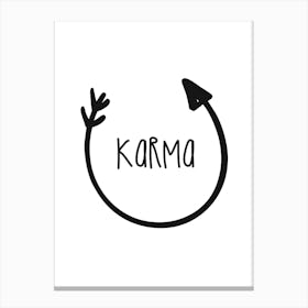 Karma Canvas Print