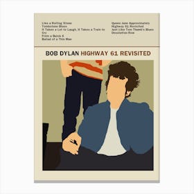 Bob Dylan Highway 61 Revisited Canvas Print