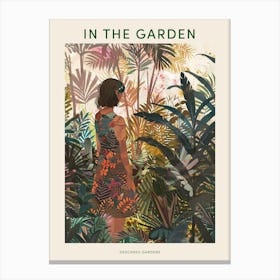 In The Garden Poster Descanso Gardens Usa 2 Canvas Print