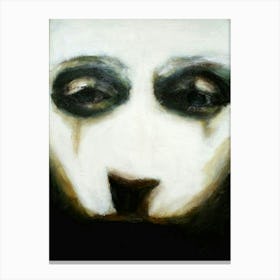 Panda Face Canvas Print