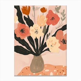 Pastel Bouquet Canvas Print