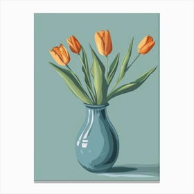 Tulips In A Vase 11 Canvas Print