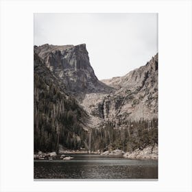 Rugged Mountain Lake Canvas Print