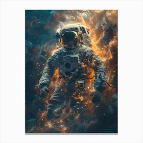 Fantasy Whimsical Astronaut 8 Canvas Print