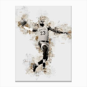 LeBron James 1 Canvas Print