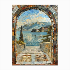 Archway To Lake Como Canvas Print