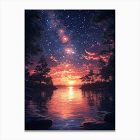 Night Sky 29 Canvas Print