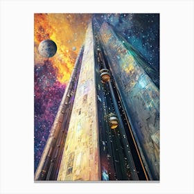 Space City Canvas Print