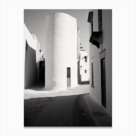 Rabat, Morocco, Spain, Black And White Photography 3 Canvas Print
