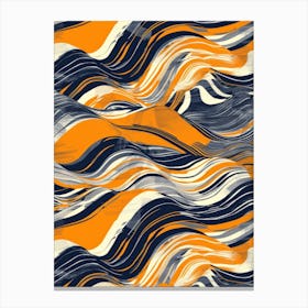 Abstract Wave Pattern 7 Canvas Print