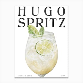 Watercolour Hugo Spritz Canvas Print