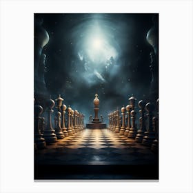 Chess Game Canvas Print