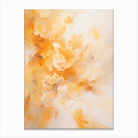 Autumn Gold Abstract Painting 4 Canvas Print