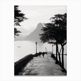 Rio De Janeiro, Black And White Analogue Photograph 4 Canvas Print