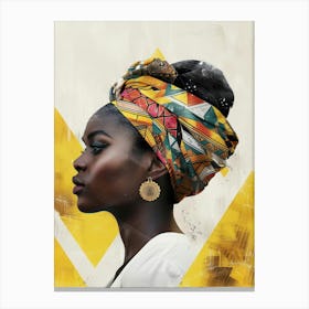 Portrait Of African Woman 79 Canvas Print