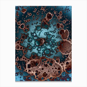 Abstraction Blue Carpet 1 Canvas Print