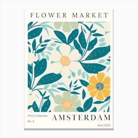 Flower Market Canvas Print