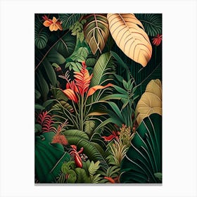 Jungle Adventure 8 Botanicals Canvas Print