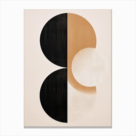 Beige Bauhaus Berlin Harmony Canvas Print