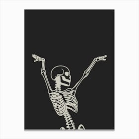 Skeleton Dance Canvas Print