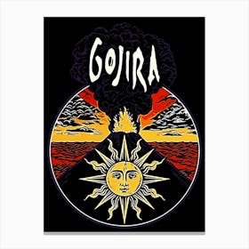 Gojira band music Canvas Print