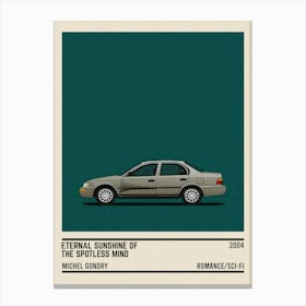 Eternal Sunshine Of The Spotless Mind Movie Car Canvas Print