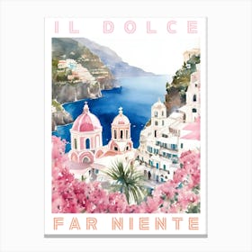 Italy Amalfi Coast Canvas Print