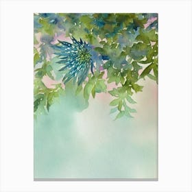 Blue Glaucus II Storybook Watercolour Canvas Print