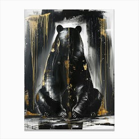 Black Bear 2 Canvas Print