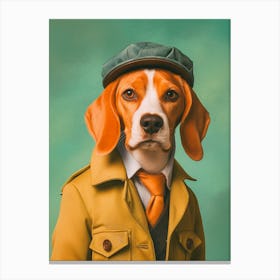 A Beagle Dog 9 Canvas Print