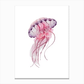 Watercolor Jellyfish 4 Canvas Print