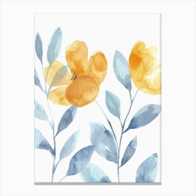 Yellow Flowers 8 Canvas Print