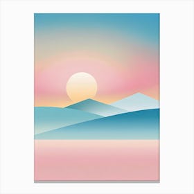 Sunset In The Mountains 49 Canvas Print