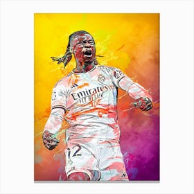 Eduardo Camavinga Real Madrid Canvas Print