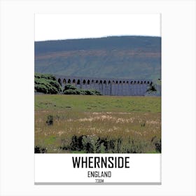Whernside, Yorkshire Dales, Mountain, Nature, Art, 3 Peaks, Wall Print Canvas Print