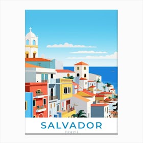 Brazil Salvador Travel Canvas Print
