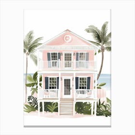 Beach House 10 Canvas Print