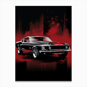 Ford Mustang 17 Canvas Print