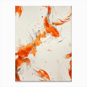 Watercolor Koi 31 Canvas Print