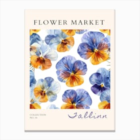 Flower Market 25 Canvas Print